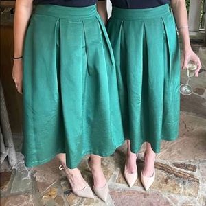 Lula Kate Green Midi Skirt